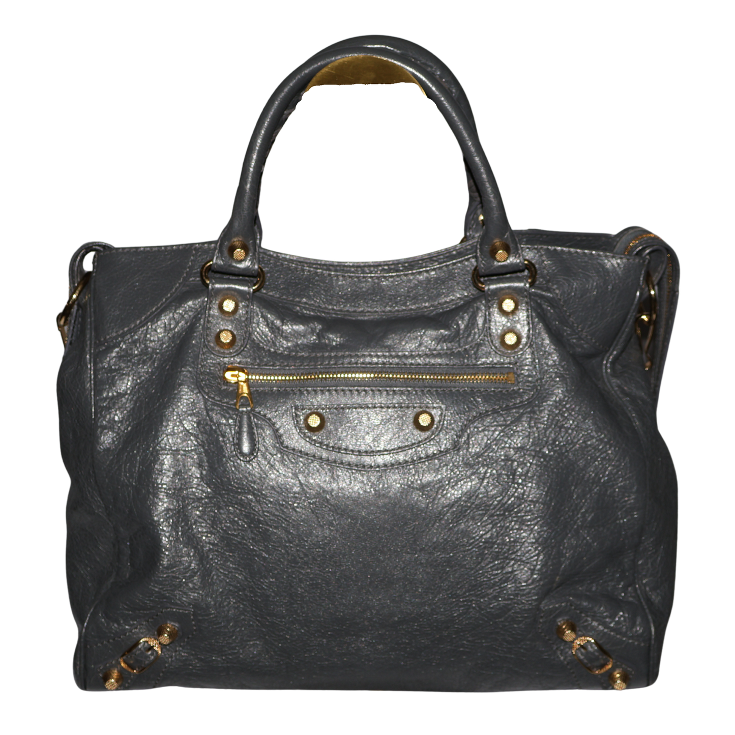 Balenciaga Work Leather Crossbody Bag