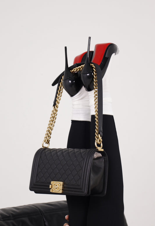 Chanel Quilted Boy Bag Medium
