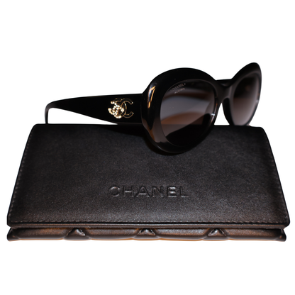 Coco Chanel Oval Sunglasses