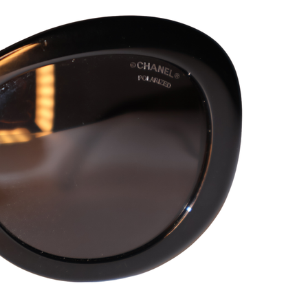 Coco Chanel Oval Sunglasses