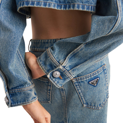 Prada Milano Denim Skirt