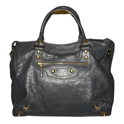 Balenciaga Work Leather Crossbody Bag