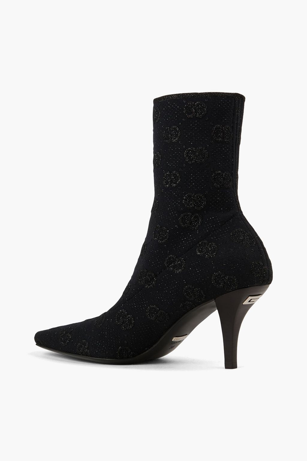 Gucci GG Glitter Sock Boots – Black